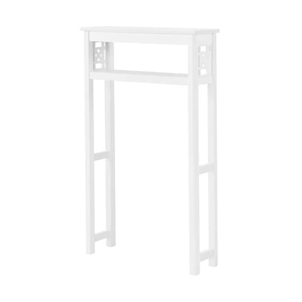 Alaterre Furniture Derby 27"W x 44"H Over Toilet Open Storage Shelf ANDE73WH - main